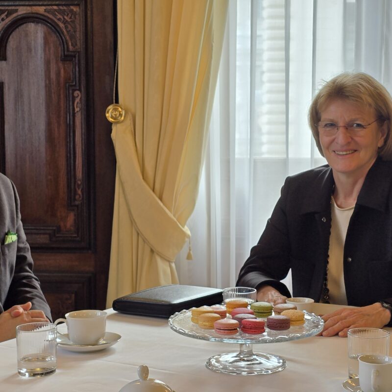 Arbeitsgespräch mit dem deutschen Generalbundesanwalt Jens Rommel