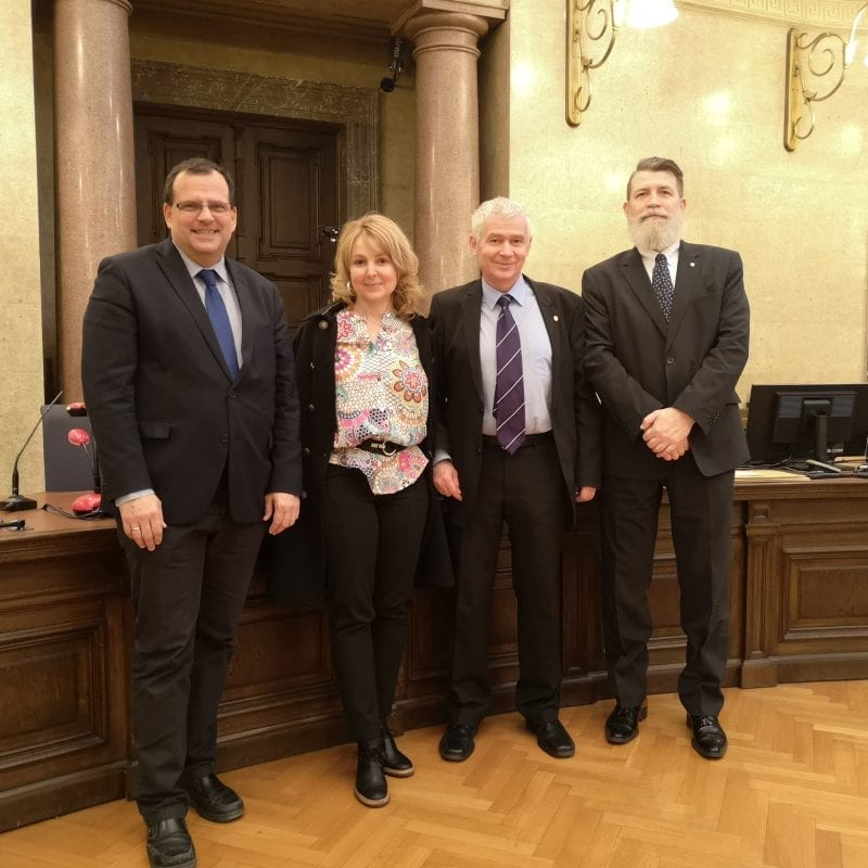 Gruppenfoto vom Besuch des ungarischen Generalstaatsanwalts bei der Generalprokuratur Gruppenfoto vom Besuch des ungarischen Generalstaatsanwalts bei der Generalprokuratur