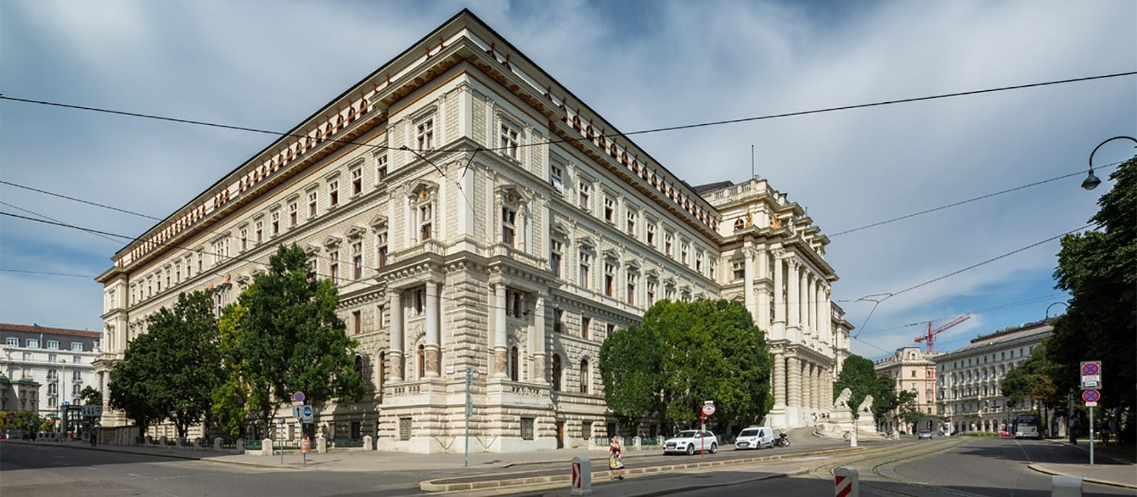 Justizpalast in Wien - Außenansicht