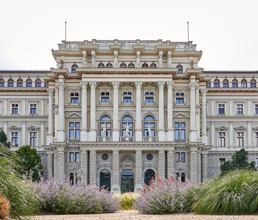 Justizpalast in Wien, Außenansicht