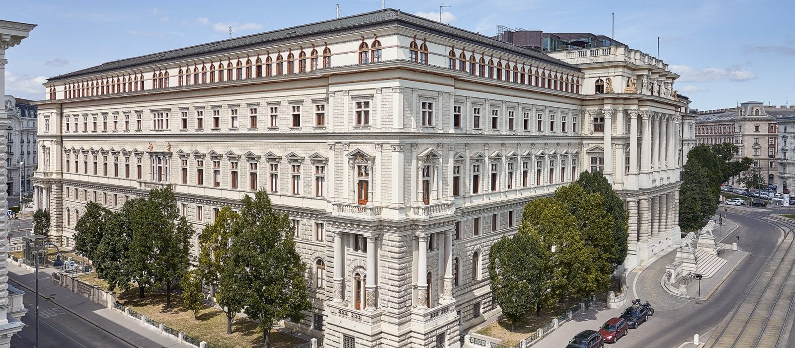 Justizpalast in Wien - Außenansicht